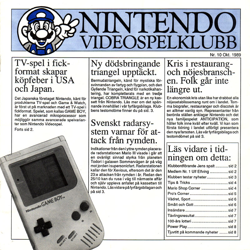 Mitt liv i spel – del V: Nintendoklubben