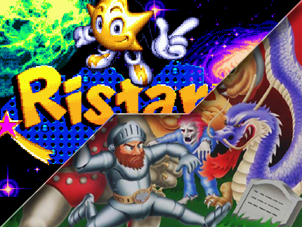 Ristar, Klart! – Ghost & Goblins, Start!