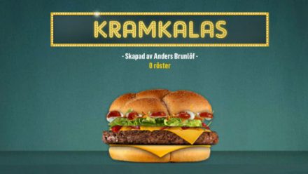 Rösta på Kramkalas-burgaren!