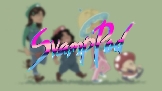 Svamppod 100 – bilden i bakgrunden