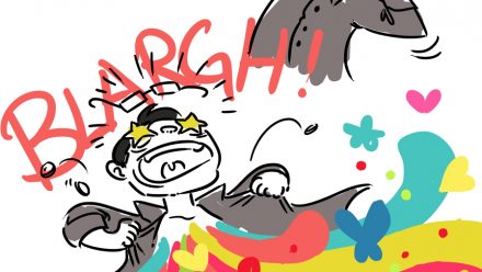 Säg det med ett ”BLARGH”