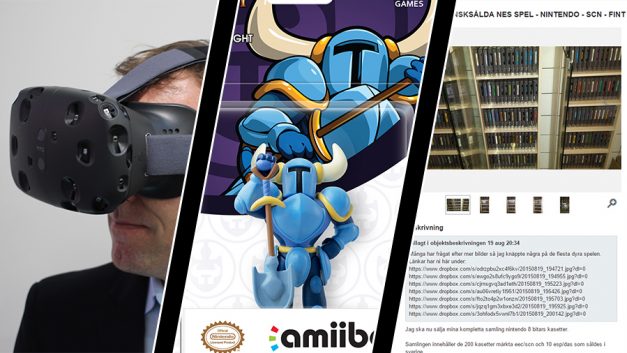 Vive-release, indie-Amiibo och megaspelauktion