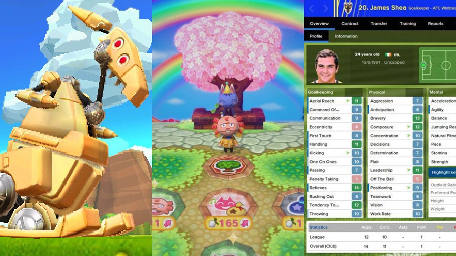 Tre snabba: Chibi-Robo: Zip Lash, Animal Crossing: Amiibo Festival och Football Manager 2016
