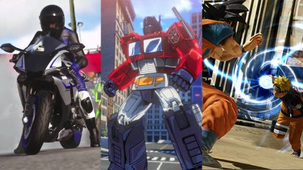 Tre snabba: Driveclub Bikes, Transformers: Devastation & J-Stars Victory VS +