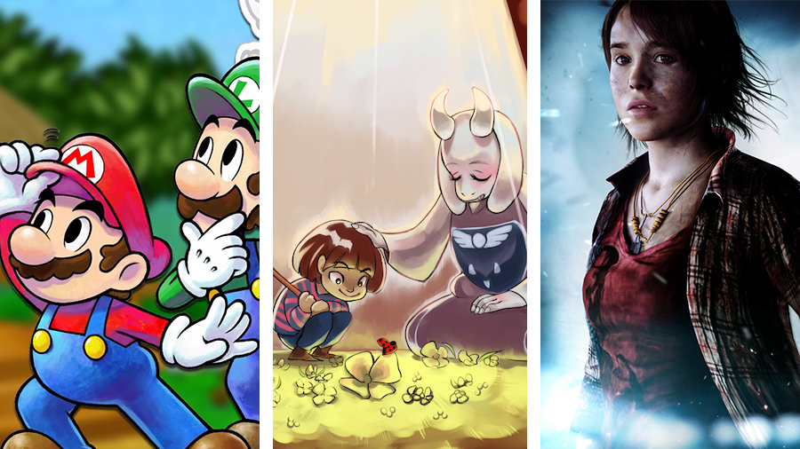 Avsnitt 134: Mario & Luigi Paper Jam Bros, Undertale & Beyond: Two Souls