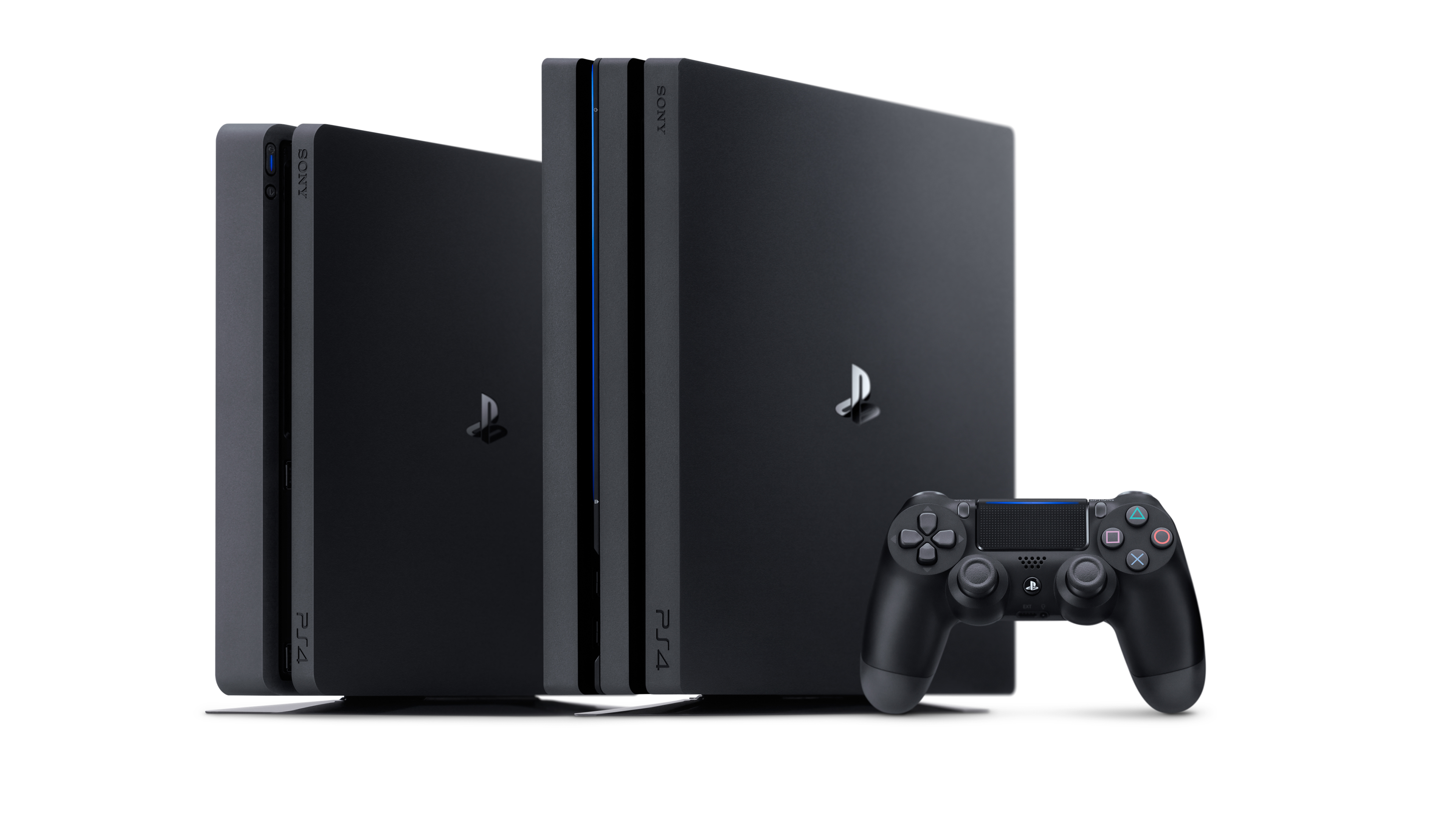 Playstation 4 Slim och Pro.