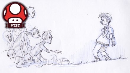 Annas tv-spelspitch: konceptskisser