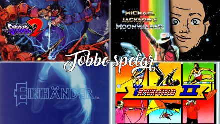 Tobbe spelar Strider 2, Moonwalker, Einhänder och Track & Field 2