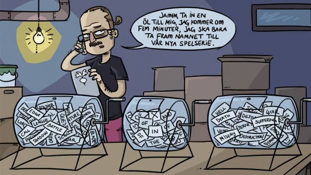 I källaren på valfri spelstudio