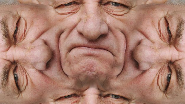 En abstrakt symfoni av gubbgnäll