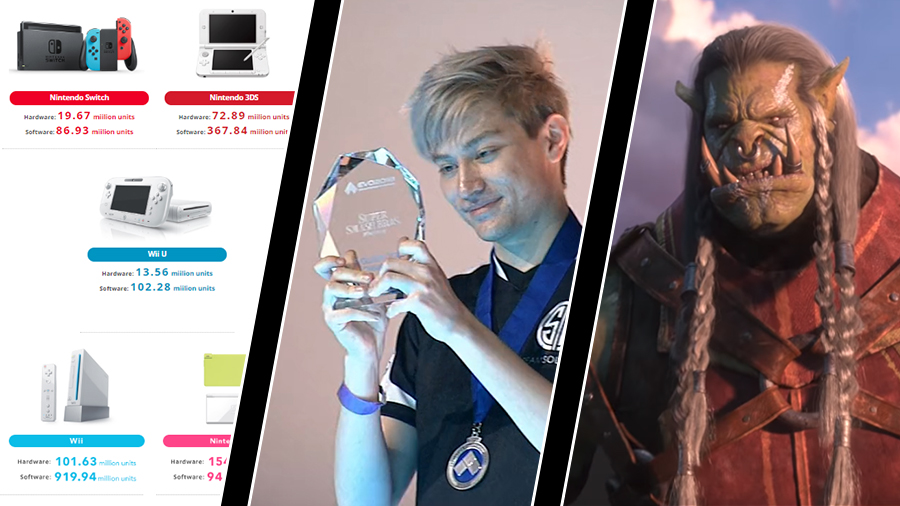Nintendos försäljningssiffror, svenskfinal på Evo – och WoW-aktivism