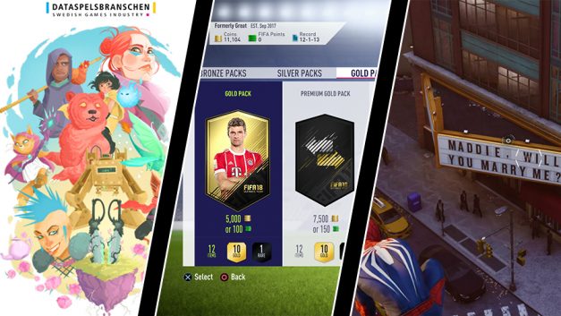 1 000 nya jobb i spel-Sverige, brottsliga lootlådor – och Spider-Man-frieri