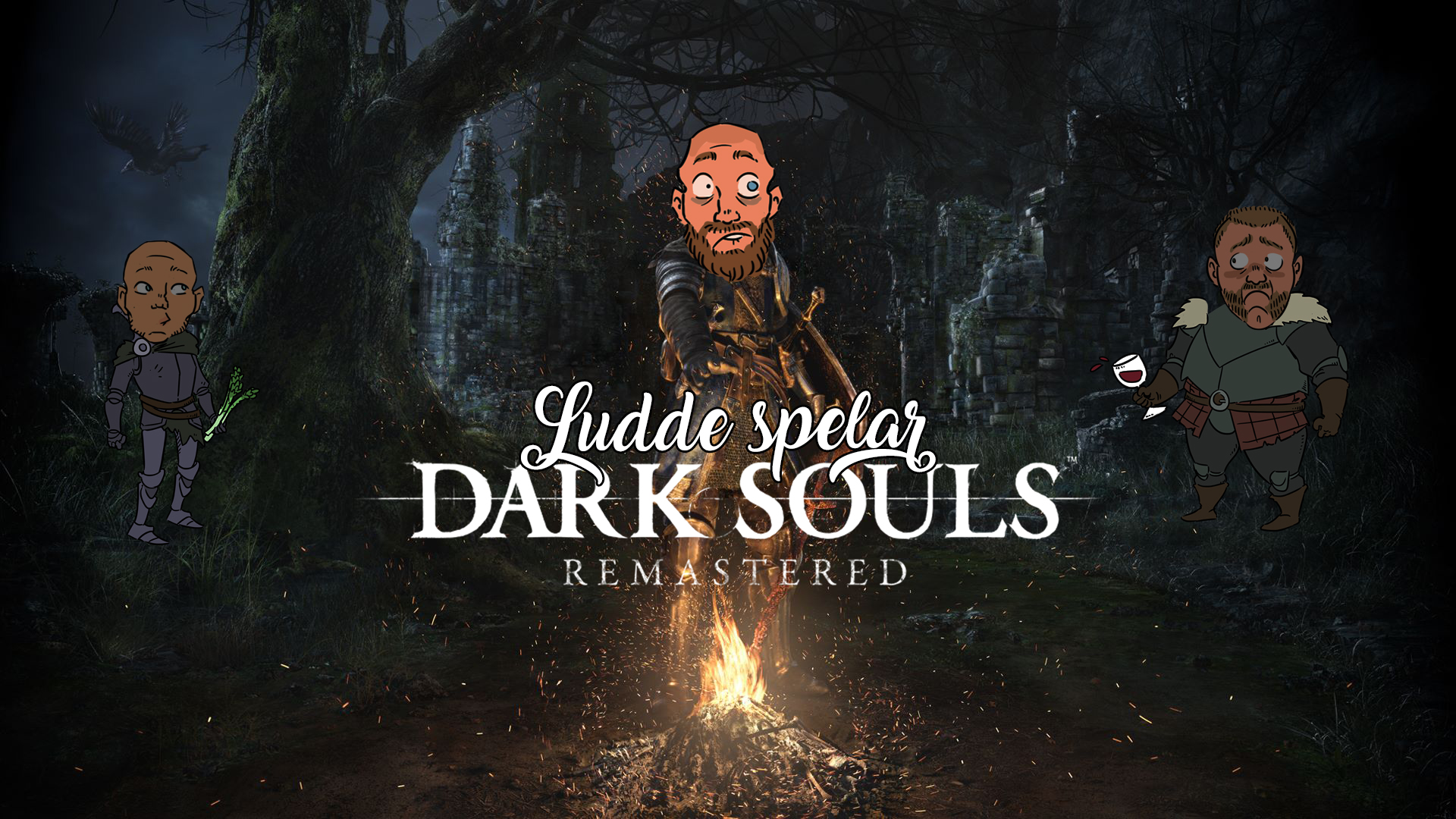 Ludde spelar Dark Souls på Switch