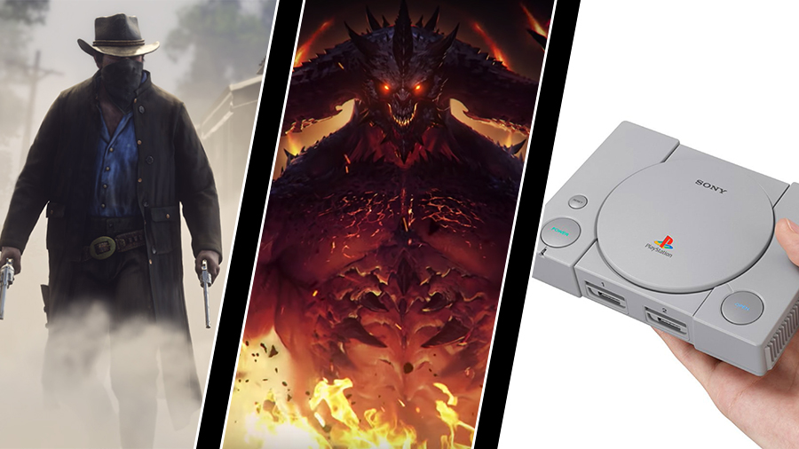 Miljondonation för Red Dead-läcka, mobil Diablo-ilska – och hela Playstation Classic-listan