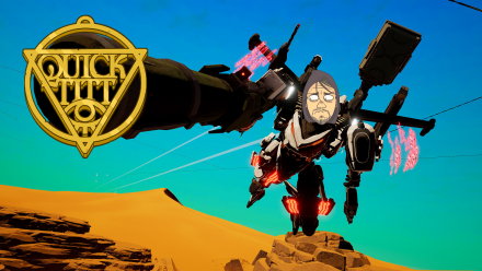 Tommy gråter sig igenom ett uppdrag i Daemon X Machina (Switch)