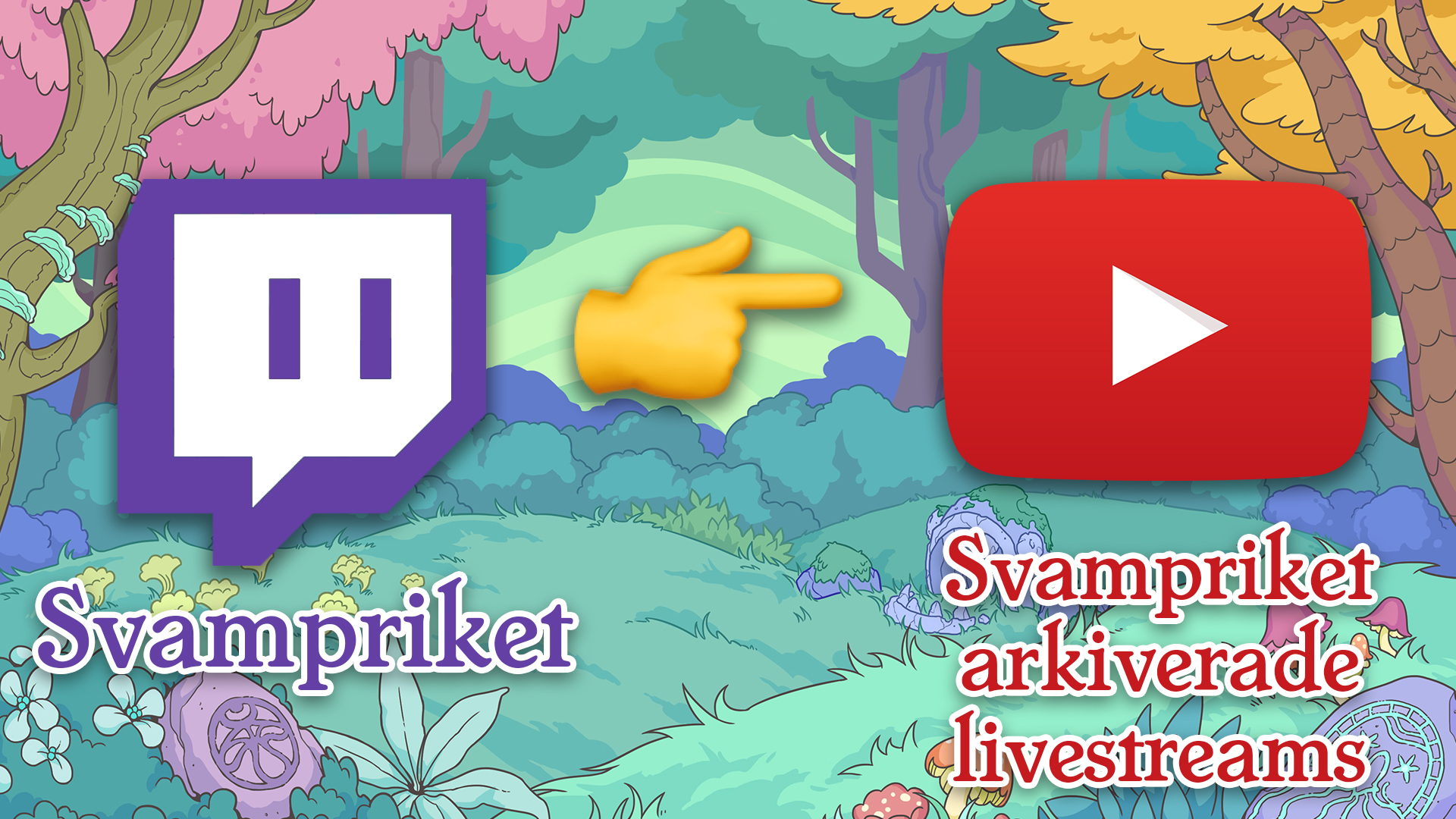 Svamprikets livestreams får egen kanal på tuben