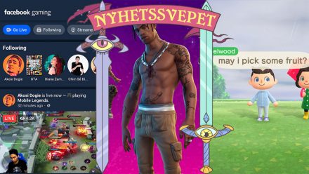 Facebook släpper streamingapp, 12 miljoner såg Fortnite-konsert – och Elijah Wood hälsar på i Animal Crossing