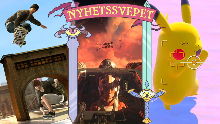 Skate och Pokémon Snap gör comeback – och Motive gör Star Wars-rymdstrider