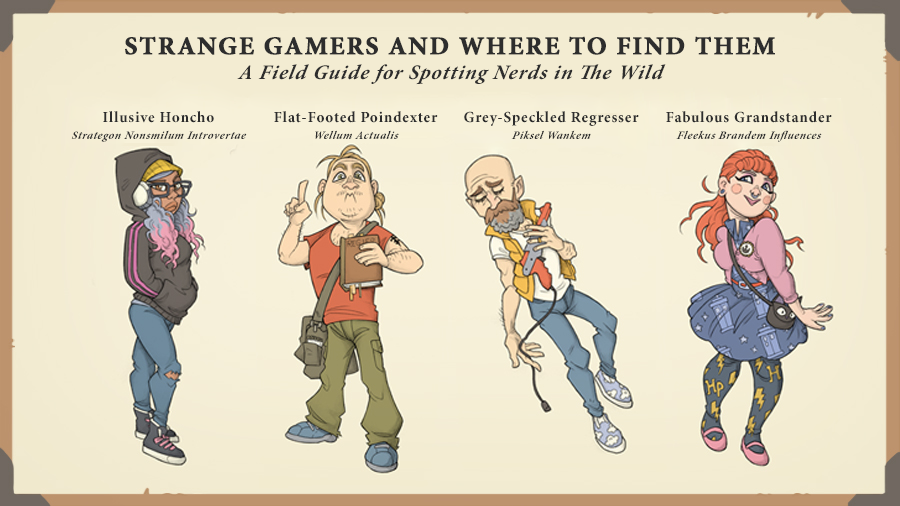 Strange Gamers and Where to Find Them