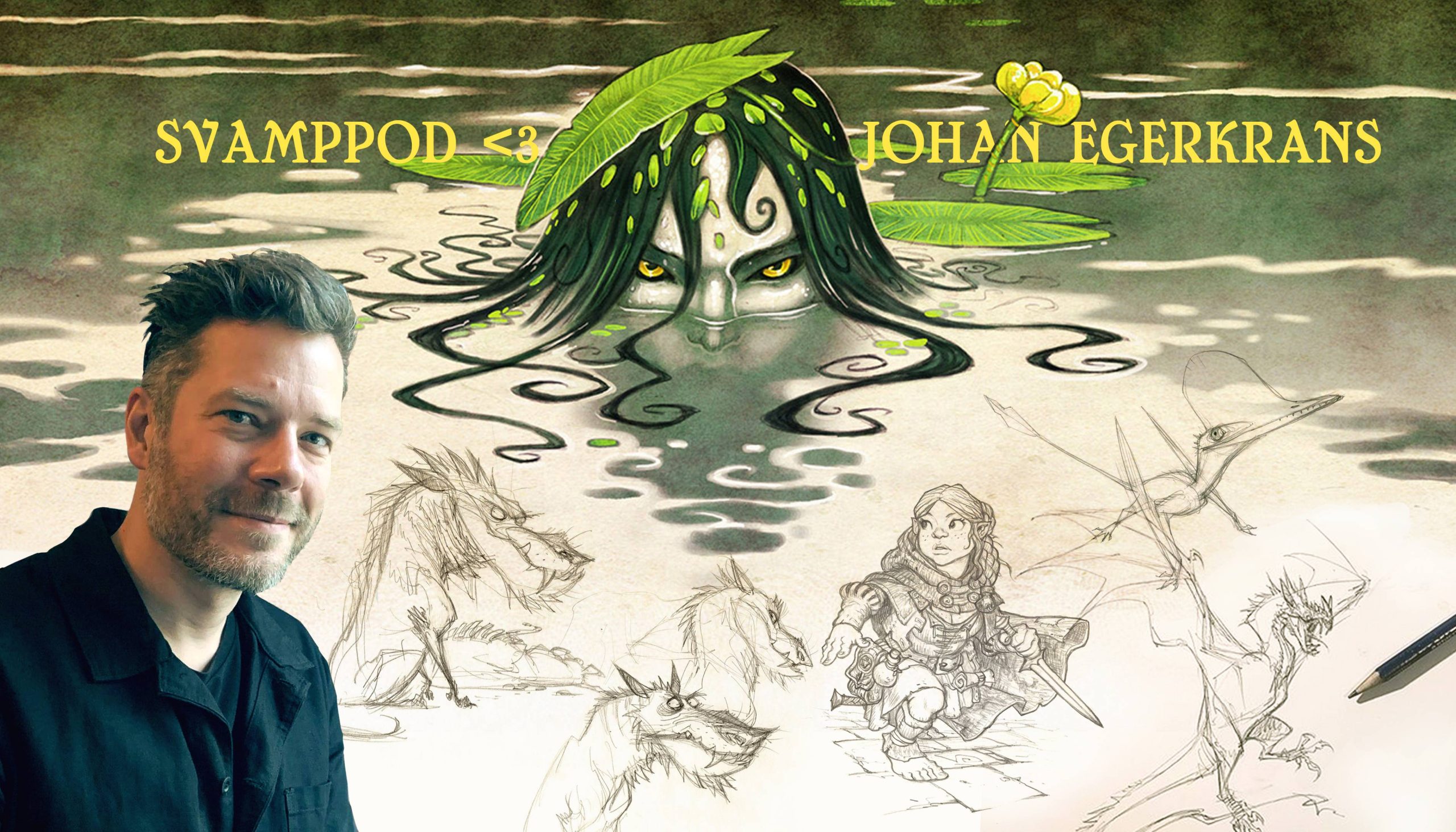 Svamppod hjärta Johan Egerkrans