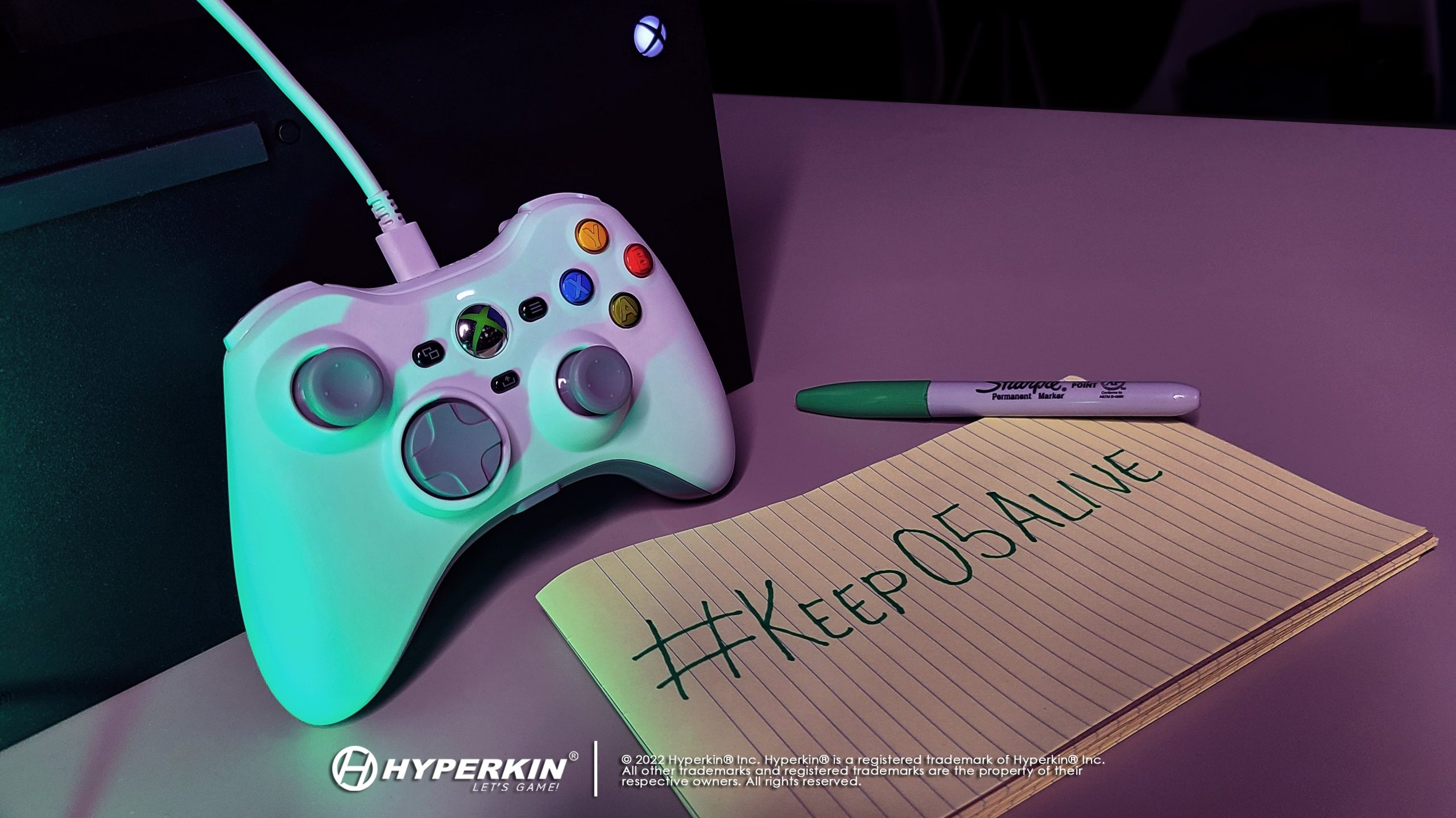 Hyperkins Xbox 360-kontroll