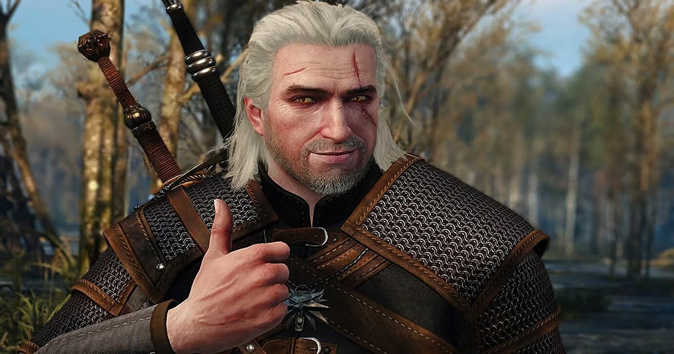 Geralt tumme upp