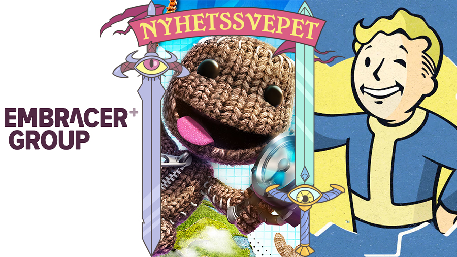 Embracer splittras i tre, Little Big Planet 3 stängs ner, Fallout 4 mest sålt i Europa