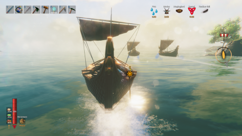 Sista expeditionen mot infernot. Tre båtar fyllda till bredden.