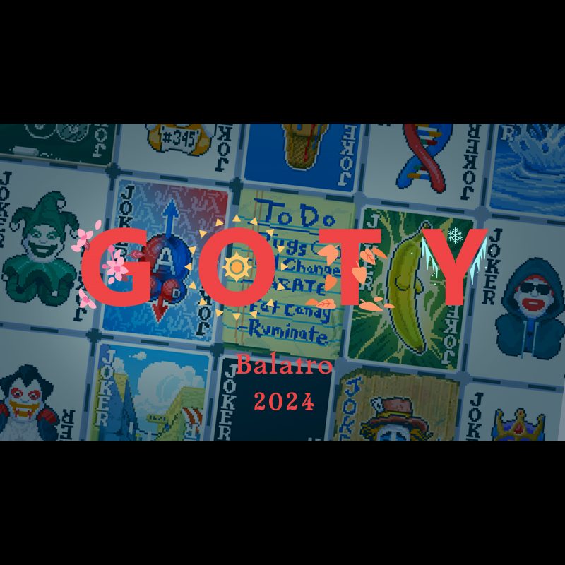 GOTY 2024: Balatro episode artwork