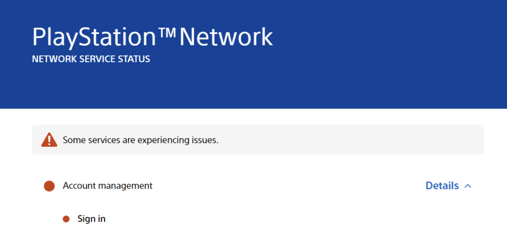 Playstation Network nere